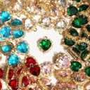 Crystal Zirconia Gold Plated Brass Charms for Jewelry Making Bracelet Necklace Earring Pendant Craft Supplies DIY Accessories