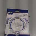 Helix 10cm 180 Degree Clear Protractor H01010