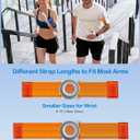 Running Phone Holder for iPhone [360 Rotatable & Upgrade Anti-Drop] Magnetic Wrist Phone Holder, Magsafe Armband Compatible with iPhone 17 Pro and Android - Orange