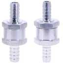 SHENGANG 6/8/10/12MM OD Hose Connection Aluminums Alloy Fuel Non Return Check Valve One Way Petrol Diesel (Size : 6mm)