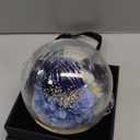 FIACO Preserved Rose Birthday Gift for Women Forever Fresh Flowers for Prime Delivery Gift for Mom Grandma Wife Valentines Mothers Day Christmas Anniversary Eternal Roses in Glass Dome (Dark Blue)