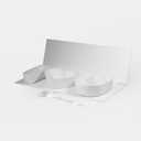 6 Pack 17.3"x6"x2" Pink/Red/White Creative Valentines Day Gift Packaging Idea Fillable IOU Letter Shaped Gift Boxes (White)