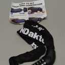 NDakter Bike Lock, 5 Digit Combination Heavy Duty Anti Theft Bicycle Chain Lock, 2.62/3.2/4.27/5/6Ft Long, High Security Resettable, Suitable for Bike, Scooter, Door, Gate, Fence-4/6mm Thick (Black)