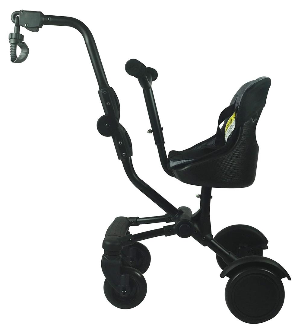 Englacha Uptown Rider  Child Rides Alongside Stroller Attachment with Comfy Padded Saddle Seat  Universal Fit for Most Strollers  Quick and Easy to Use  Designed for Safety