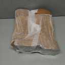 SHIBEVER Women's Snow Boots Winter: Suede Fur Lined Waterproof Anti-Slip Furry Platform Women Ankle Snow Boots (8.5)