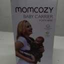 Momcozy Breathable Mesh Baby Carrier, Ergonomic and Lightweight Infant Carrier for 7-44lbs with Enhanced Lumbar Support, All Day Comfort for Hands-Free Parenting, Air Mesh-Black