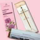 Calmveda Rose Incense Sticks, 80 Sticks - Charcoal Free, Handmade by Indian Artisans, Perfect Housewarming Gift, Promotes Love & Care