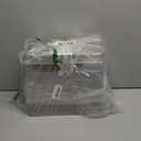 Sorbus Stackable Storage Bins Open Front - Clear Stackable Storage Bins - Pantry Bins for Storage and Organization - Acrylic Stackable Bins for Kitchen - Clear Pantry Organizer Bins (Medium 4 Pack)