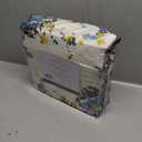 Tribeca Living Deep Pocket Queen Size Sheet Set - 300 Thread Count Cotton Sateen Sheets with 22-Inch Extra Deep Pockets, Oeko-Tex Certified, 4 Bedding Set in Casablanca Multi Print