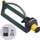 Melnor 65151AMZ Oscillating Sprinkler with 15 Precision Nozzles and QuickConnects