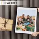 upsimples 18x24 Picture Frame, Display Pictures 16x20 with Mat or 18 x 24 Without, Wall Hanging Poster Frames, Black, 1 Pack
