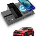 Wireless Car Charger for Mazda CX-5 2017–2025 Accessories, Center Console Wireless Phone Charging Pad for Mazda CX-5 Car Interior Accessories 2017 2018 2019 2020 2022 2023 2024 2025