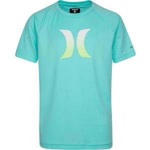 Hurley Boy's Dri-Fit One and Only Graphic T-Shirt (Little Kids) (Large, Aurora Green/Icon)