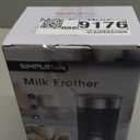 SIMPLETASTE Milk Frother, 4-in-1 Electric Milk Steamer, Automatic Warm and Cold Foam Maker and Milk Warmer for Latte, Cappuccinos, Macchiato (Blue)