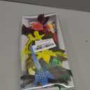 LWINGFLYER 12pcs Artificial Humming Birds Realistic Flying Hummingbird Clip on Christmas Tree Ornaments 5.5inch for Wreath Crafts Wedding Party Decoration