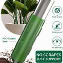 Breeze Touch Garden Trellis for Climbing Plants Outdoor, 40 Pack 17" Tomato Stakes Set with Clips & Connectors,Garden Plant Stakes, Tomato Frame, Cucumber Trellis for Raised Bed & Potted Plants