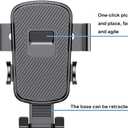 Universal Bike Phone Mount Holder - Vibration Damping, Fits 4.5-7.2 inch Smartphones, 360° Rotatable, Quick-Release Clamp & Easy Install for Bicycles, Scooters, Universal Fit