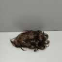 Mens Brown Wig Short Layered Curly Wavy Male Wig Synthetic Hair Wigs Heat Resistant Cosplay Halloween Party with Wig Cap