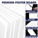 80 Sheets Poster Board, 11in x 14in White Poster Board, 250gsm Thickness Poster Paper, Poster Boards Paper Bulk for Craft, Drawing, DIY Project, Presentations, Display, Sign