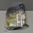 3 - Piece Purple and Gold Splash Patterned Oven Mitts and Pot Holders Set, Heat Resistant Non-Slip Modern Abstract Art Purple Kitchen Gloves for Cooking Baking Grilling, Gifts for Women, Home Decor