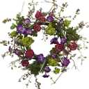 Nearly Natural 20in. Artificial Veranda Garden Wreath