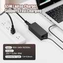 VUOHOEG 65W Laptop Charger Compatible with Lenovo ThinkPad T420 T430 T520 T530 X220 X230 X230t L420 L430 E430 E530 SL410 SL510 S230u 7.9mm Round Tip AC Power Adapter Replacement
