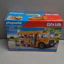 Playmobil School Bus with Accessories and 4 Figures