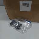 4.80/4.00-8" Tire and Wheel Flat Free 2 PCS, 16" Solid Wheelbarrow Tire with 5/8" & 3/4" Bearings,3"-7" Centered Hub, 14"-16" Universal Fit for Hand Truck/Garden Trailer/Trolley/Wagon (Black-White)