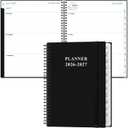 2026-2027 Planner - 8.5" x 11" Weekly Monthly Planner from July 2026 to June 2027 with 12 Monthly Tabs, Inner Pocket, Elastic Closure, Black