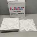 33 Pack 3D Wall Panels for Interior Wall Decor,Peel and Stick WallPanels12''x12'' Decorative Wall Panels for Gaming Room, Living Room,TV Background