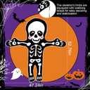 53 x 47'' Halloween Bendable Tree Wrap Skeleton Decoration Huge Cute Skeleton Design Decorations for Halloween Outdoor Indoor Lawn Tree Decor House Props Supply