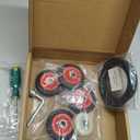 [Upgraded] 4392067 Dryer Repair Kit with WPW10314173 Drum Roller 279640 Dryer Idler Pulley 661570v Dryer Belt WPW10359272 WPW10359271 Dryer Drum Roller Axle Tools for Whirlpool Maytag Dryers