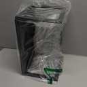 DOLALIKE Expandable kitchen Countertop Organizer, Stackable Cabinet Shelf Organizers, Space Saving Spice Rack Pantry Storage for Bathroom Office Organization (Black, 2 Pack)