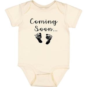 Coming Soon Baby Onesie Pregnancy Announcement Bodysuit Baby Shower & Gender Reveal - Unisex Tell You're Pregnant