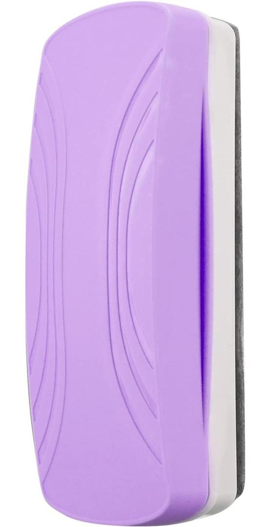 Ddaowanx Whiteboard Eraser - Magnetic Dry Erase, Glass Board Eraser, School and Office Supplies, (Purple)