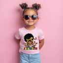 Funny Juneteenth Shirts for Todder Boys Girls Kids, African American History Shirts 1865 Peace Love Tees 2-8T (Yellow)