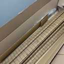 UNISHADES Bamboo Roman Shades w/Valance, 28.5" W × 64" H, Highfield Teak