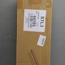 Picture Ledge Shelf with Lip, Brown Floating Shelves for Wall Set of 2, 36 inch Wall Floating Shelves for Bedroom Living Room Bathroom Kitchen