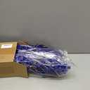 75 Pcs Christmas Glitter Branches 3 Styles Artificial Christmas Picks Berries Stems Pine Needles Floral Twig Spray for Xmas Tree Ornaments DIY Wreath Garland(Blue)