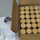 AISIPRIN Glass Spice Jars with 398 Labels, 24 pcs 4oz Spice Containers with Bamboo Lids, Square Spice Bottles With Shaker Lids,Spice Organization for Cabinet,Drawer,Rack,Seasoning Organizer