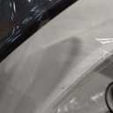 DLLT 3 Lights Semi Flush Mount Ceiling Light Fixture, Modern Black Ceiling Lamp with Double Fabric Shade, Close to Ceiling Lamps for Kitchen, Bedroom, Hallway, Dining Room