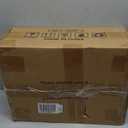 Small Makeup Vanity Desk 27.5''W with Mirror and Lights, Vanity Desk with 3 Fabric Drawers and Height-Adjustable Stand, Vanity Table for Girls Gifts, Bedroom and Small Spaces, White