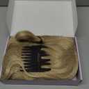 BARSDAR Long Wavy Blonde Wig With Bangs - 26 Inch Long Wavy Blonde Wig with Bangs for Women - Thick Soft Synthetic Hair Replacement Wigs Natural Looking Daily Cosplay Party Halloween