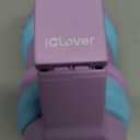 iClever BTH12 Kids Bluetooth Headphones,Colorful LED Lights Kids Headphones Wireless,74/85dBA Safe Volume,85H Playtime,Fast Charging,Bluetooth 5.2,Over Ear,Built-in Mic for iPad/Tablet/Airplane,Purple