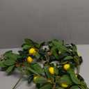 Giegxin 6 Pcs Artificial Lemons Tree Branches 18 Inch Faux Greenery Stems Lifelike Lemon Decor Fake Fruits Plant for Home Kitchen Dining Table Decor