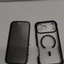 Magnetic for iPhone 17 Pro Max Case Built in Screen Protector [Compatible with MagSafe] Military-Grade Protection Full Body Shockproof Slim Translucent Matte Women Girls Men, Black