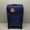 SwissGear Sion Softside Expandable Luggage, Blue, Carry-On 21-Inch