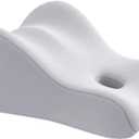 Leg Pillow for Sleeping, Knee Spacer Cushion for Side Sleepers, Back & Hip Pain Relief Multi-Position Comfort Couples Pillow,Reading Cushion for Bed & Sofa, Ergonomic Support for Legs, Ankles, Knees