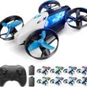 2-in-1 Drones for Kids 8-12 with 7+2 Light Modes,5 Flying Postures,Mini Drone for Age 14 Boys Small Micro Indoor Nano RC Remote Control Quadcopter with Land Mode,Auto rotation,Circle Fly,Altitude Hold