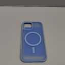 FNTCASE for iPhone 12 Phone Case: for iPhone 12 Pro Magnetic Matte Textured Military Grade Drop Protection Translucent Cell Phone Cover - Slim Durable Shockproof Protective Bumper (Light Blue)